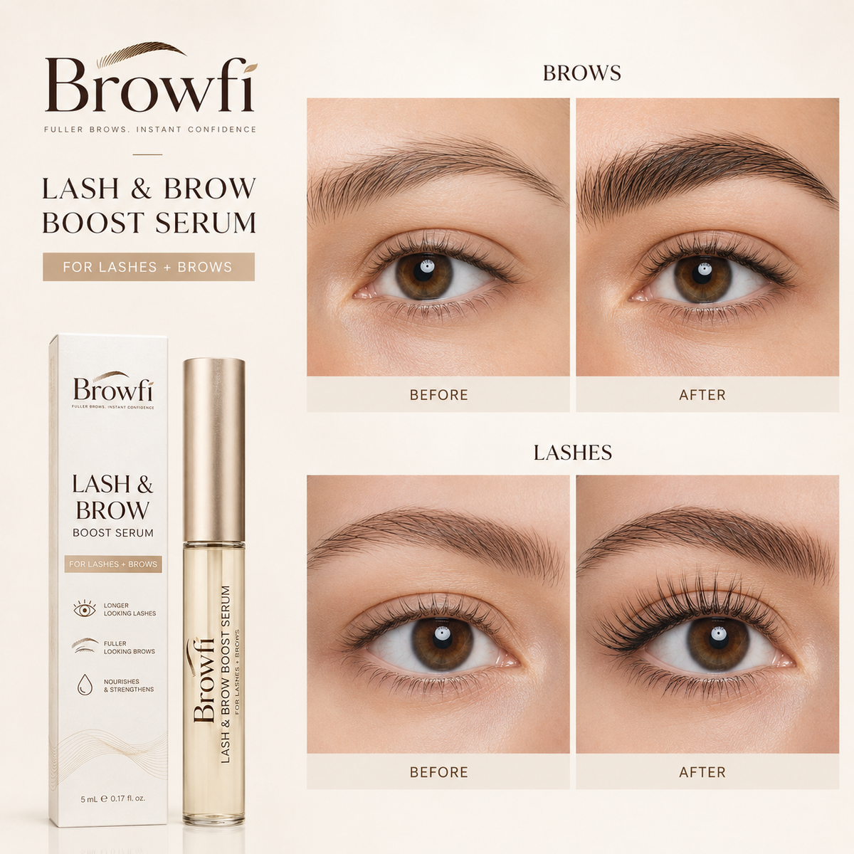 BROWFI™ Lash & Brow Boost Serum