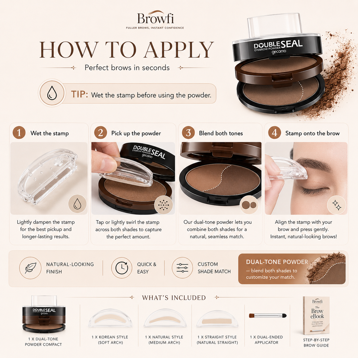 BROWFI™ - Perfect Eyebrows in 5 seconds